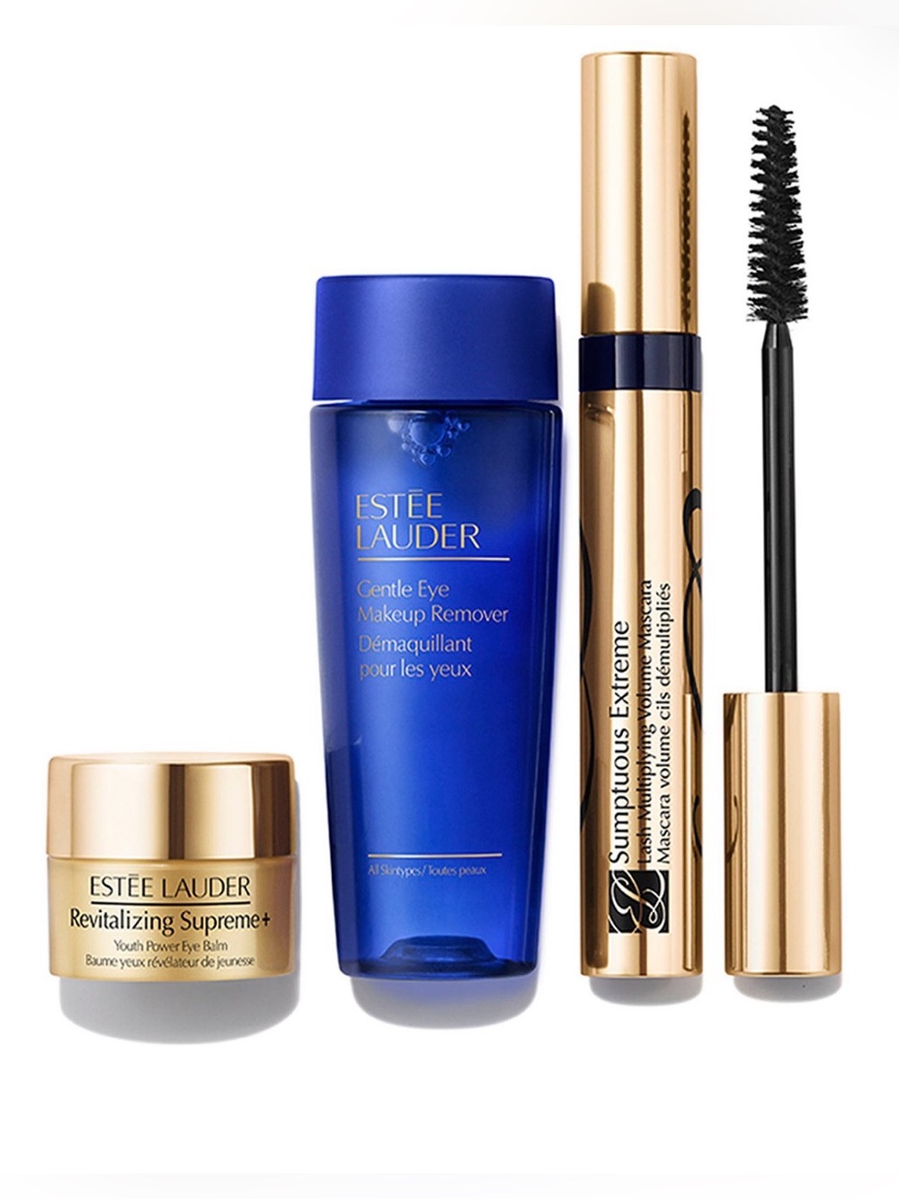 Estee Lauder Blue & Gold Eye Care and Mascara Trio